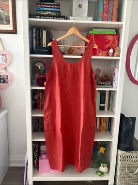 BNWT L f market size 10 red shift dress